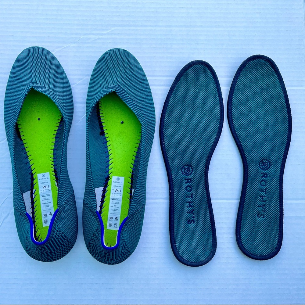 Rothy’s Flat Spruce Python 11